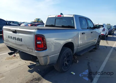 2025 Ram 1500 Big Horn 4X4 5'7 Box from USA, damaged, VIN 1C6SRFFP7SN584710